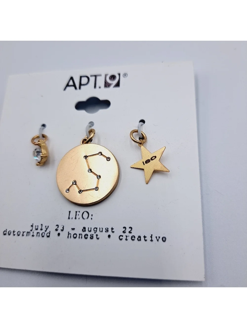 Leo Zodiac Pendant Charm Set